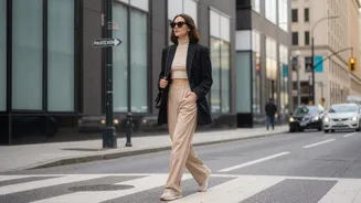 Looking for effortless winter style? Try canvas trousers