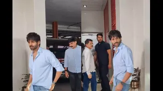 Kartik Aaryan Looks Handsome In Casuals, Spotted At Anurag Basu’s House | Watch Video