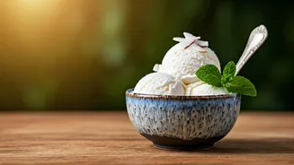 Forget Machinery, Try This No-Churn Tender Coconut Ice Cream