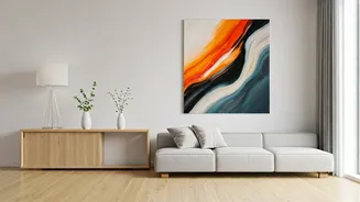 Big Art Makes Small Rooms Feel Intentional