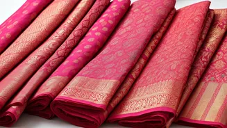 Pink Sarees: 10 Festive Wardrobe Essentials
