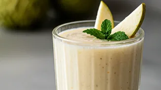 This Aesthetic Custard Apple Smoothie Is Pure Art
