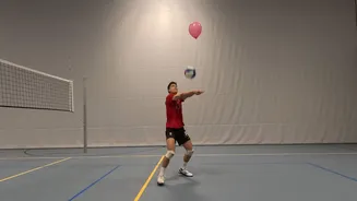 Balloon volleyball isn't just fun; has amazing health benefits