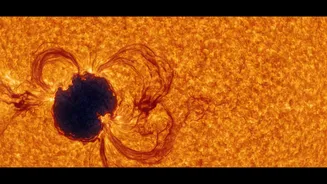 NASA's Sharpest Visible-Light Sun Image Offers A Closer Look At The Sun's Restless Surface