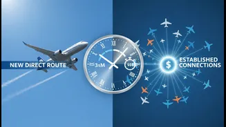 New Routes Need Clear Comparison With Established Hub Connections