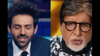 KBC 17: Ananya Panday Teaches Amitabh Bachchan Gen Z Slangs, Kartik Aaryan Performs On Jumma Chumma
