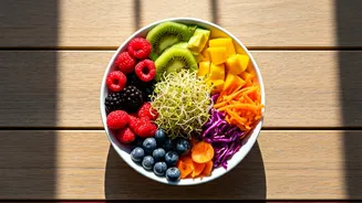 Raw Fruits And Sprouts Rule No Cook Summer Bowl Challenge