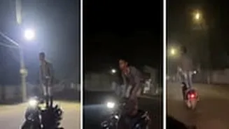 MP News: 'Maut Se Dar Nahi Lagta Sahab': Youth Performs Dangerous Scooter Stunt On Busy Road In Gwalior--VIDEO