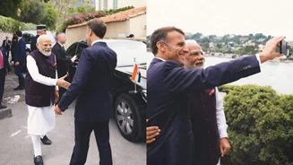 Macron shares Modi's France tour video with 'Dhurandhar' track