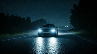 Night Drives Get Riskier During Heavy Monsoon Rains