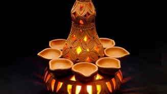 Flowers, Rangoli And Diyas Are Combining For Low-Effort Navratri Home Styling