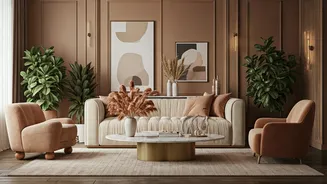 Trisha Krishnan's Artful Abode: A Symphony of Style and Comfort