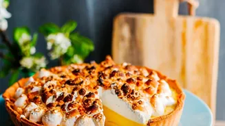 Lemon Meringue Pie Brings Together A Crisp Base And Soft Topping