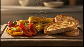 Charring And Toasting Create Depth Without Heavy Sauces