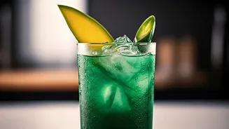 This Ice Cold Green Mango Soda Outperforms Regular Mocktails