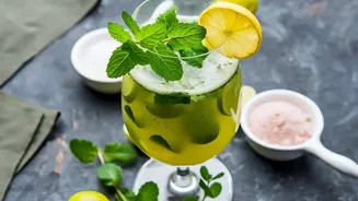 Simple Energy Boosting Cool Drinks Mint Jeera Kokum And Fruit Infused Waters At Home