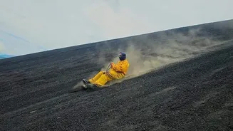 Volcano sandboarding: The next big adventure sport