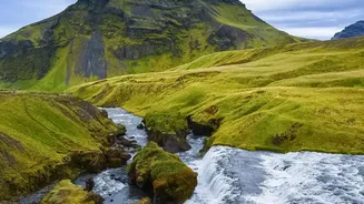 Waterfalls Lava Fields And Remote Valleys Shape Iceland's Lesser-Known Side With Remote Road Access
