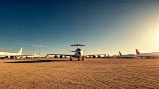 Desert Giants: Unveiling the Secrets of Aircraft Boneyards and Their Purpose