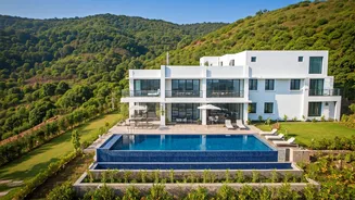 Arjun Bijlani Unveils Serene Karjat Farmhouse: A Haven of White Elegance and Scenic Views