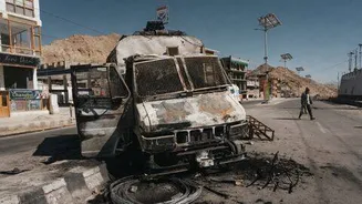Ladakh halts as locals mourn 4 2025 protest victims