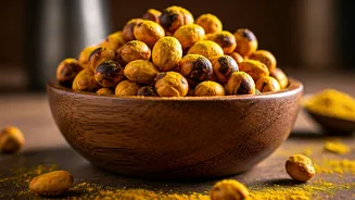 Toss Turmeric In Roasted Fox Nuts For Clean Evening Munching