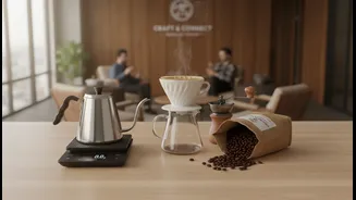 Why urban executives join manual coffee brewing groups to build unique professional networks