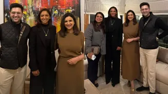 Parineeti Chopra And Raghav Chadha Host Indian Women's Cricket Team Captain Harmanpreet Kaur: Keep Tricolor Flying High