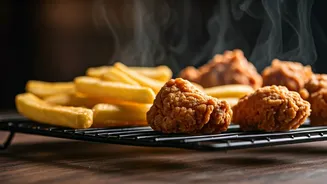 Crispy Fried Food Secret: The 10-Second Wire Rack Trick for Perfect Crunch!