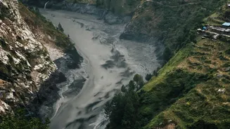 Nepal flash-flood sweeps away 40 houses, 6 bridges; 10 missing