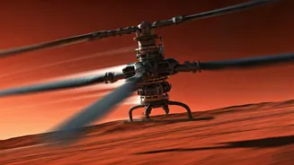 NASA's Mars Helicopter Rotors Shatter Speed Records, Aiming for Supersonic Flight