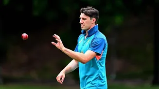 Injured Pat Cummins spotted bowling in nets ahead of Ashes