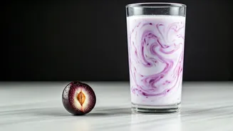 This Rich Purple Jamun Milk Hack Is Dominating Food Feeds