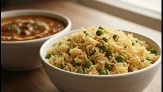Mild Peas Pulao Can Sit Beside Richer Curries or Stand Alone