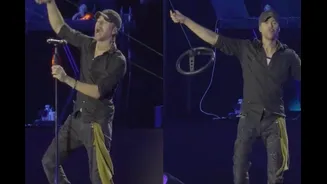 Enrique Iglesias Caught 'Lip-Syncing' During Mumbai Concert, Faces Backlash | Watch