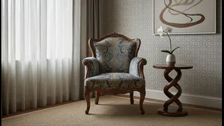Keep Patterns Limited When Mixing Vintage Shapes In A Small Room