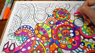 Coloring books: A simple way to de-stress