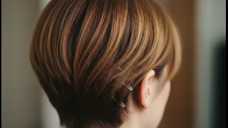 Short Layers Need Extra Pins around the Nape and Sides