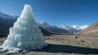 Why High-Altitude Villages Are Adapting Ladakh’s Ice-Stupa Systems To Save Spring Water