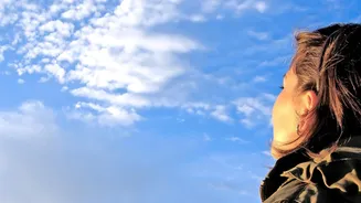 Does watching clouds help reduce stress?