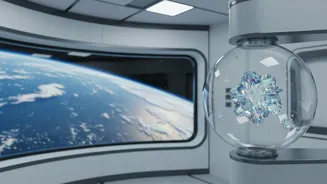 How Commercial Space Stations Leverage Microgravity Science To Manufacture Advanced Biological Crystals