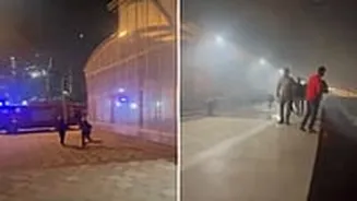 Mumbai News: Fire Breaks Out Near Coastal Road Project At Marine Drive, Traffic Temporarily Disrupted; Video