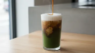 Dirty matcha combines matcha with an espresso shot, But Combining matcha and espresso can make caffeine intake substantial