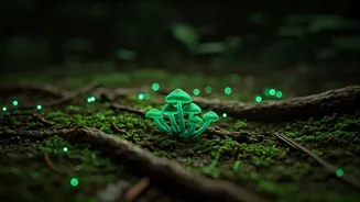 Stunning Glowing Fungi Discovered By Western Ghats Night Photographers