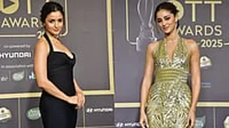 Alia Bhatt's Vintage 1993 Dress To Ananya Panday's 2007 Gold Gown: Best Bollywood Looks From Mumbai Awards Show