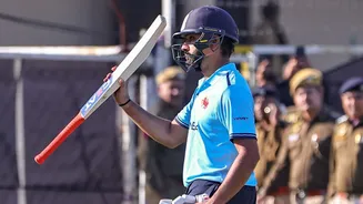 Rohit Sharma Fails Miserably, Departs For Duck In Vijay Hazare Trophy Against Uttarakhand: WATCH