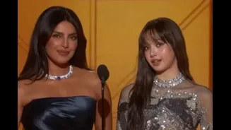 BLACKPINK’s Lisa Rocks Sheer Gown And Tassel Sleeves At The 2026 Golden Globes