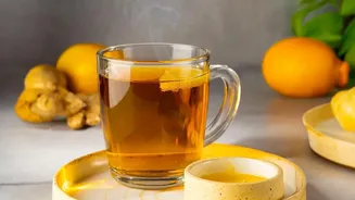 Five Vibrant Lemon-Ginger Drinks That Ease Heavy Stomach Feelings And Support Health
