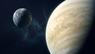 The Current Venus Lost Moon Story Starts With One Fact: Simulations Suggest Venus's Slow Rotation Could Have Pulled A Former Moon Back Into The Pla...