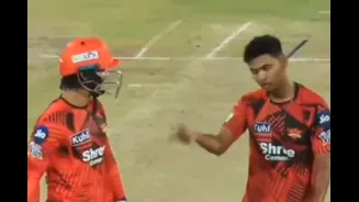 SRH Spinner Gives Heated Send-Off To Captain Ishan Kishan In Practice Match | Watch
